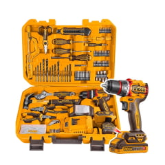 Kit Parafus/furadeira 1/2'' 20v 165 Peças Hkthp11651-9 Ingco