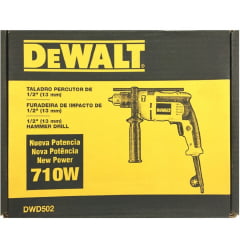 Furadeira de Impacto 1/2" 710W 2600rpm 220V DWD502 DeWalt