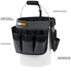 Bolsa Organizadora Para Baldes com 38 Bolsos TB-85 Toughbuilt