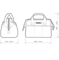 Bolsa para Ferramentas TB-77-12 Constructor 12" Toughbuilt