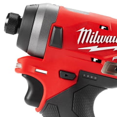 KIT PARAFUSADEIRA IMPACTO 1/4" À BATERIA 12V FUEL 2553 MILWAUKEE