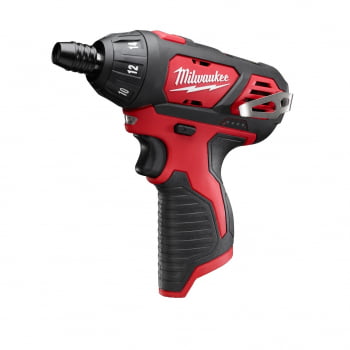 KIT PARAFUSADEIRA 1/4 A BATERIA 20NM M12 2401-259 + ACESSÓRIOS MILWAUKEE  