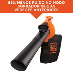 Soprador Aspirador E Triturador 2500w 220v Bv25 Black+decker