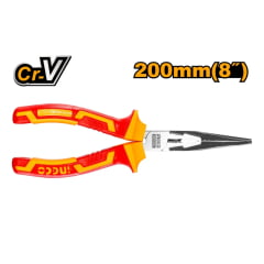 ALICATE DE BICO ISOLADO INGCO 1.000V VDE 200MM HILNP28208 