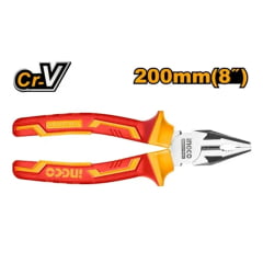 ALICATE UNIVERSAL ISOLADO 1000V VDE 200MM HICP28208 INGCO 