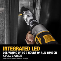 ADAPTADOR ANGULAR COM LED PARA PARAFUSADEIRA DWALRAFT DEWALT 