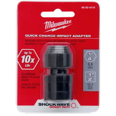 Adaptador Soquete para Bits 1/4" Encaixe 1/2" 48-03-4410 Milwaukee