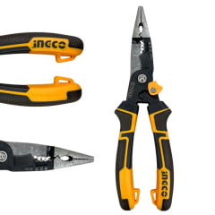 Alicate De Bico Multifuncional 6 Em 1 Ingco 8'' Hmflnp28200
