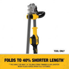 APARADOR DE GRAMA DOBRÁVEL 35cm À BATERIA DCST922BE DEWALT