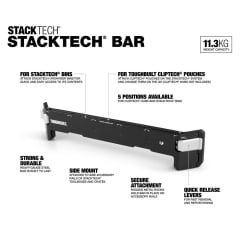 BARRA ORGANIZADORA CLIPTECH STACKTECH TB-B1-A-30 TOUGHBUILT 