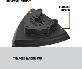 BASE TRIANGULAR P/ LIXA  MULTICORTADORA DWA4200 DEWALT