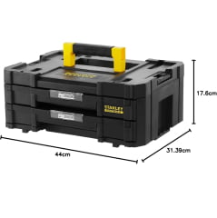 Caixa Maleta 2 Gavetas Stanley Fatmax Pro-stack Fmst 1-71969 