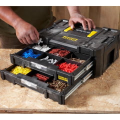 Caixa Maleta 2 Gavetas Stanley Fatmax Pro-stack Fmst 1-71969
