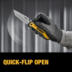 CANIVETE DE BOLSO QUICK-FLIP LÂMINA DE AÇO DWHT10994 DEWALT