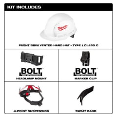 Capacete Segurança com acessórios BOLT 48-73-1000 Milwaukee
