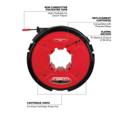 CARTUCHO 30m PARA PASSADOR DE FIO MILWAUKEE 2873 30M 48-44-5195 MILWAUKEE