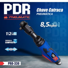 Chave Catraca Pneumática 1/2 Reversível 8,5Kgfm PRO-330 PDR Chave Catraca Pneumática 1/2 Reversível 8,5Kgfm PRO-330 PDR