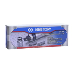 CHAVE IMPACTO MANUAL C/ 04 BITS + ADAPTADOR 4112FR KING TONY