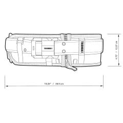 CINTO ACOLCHOADO PROFISSIONAL CLIP TECH TB-CT-41P TOUGHBUILT