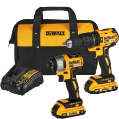 Kit Furadeira Impacto Dcd7781 + Parafusadeira Impacto Dcf7871 + Bolsa Dewalt DCK276D2-BR