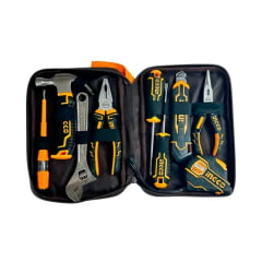 CONJUNTO DE FERRAMENTAS COM 9 PECAS C/ BOLSA INGCO HKTH20809 