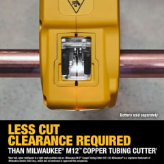 CORTADOR TUBO COBRE A BATERIA 1-1/4" 32MM 20V DCE154B DEWALT 