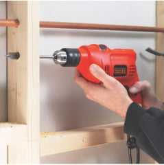 Furadeira Impacto 3/8" 10mm 560w 220v Black+decker Tm500-b2 