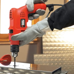 Furadeira Impacto 3/8" 10mm 560w 220v Black+decker Tm500-b2