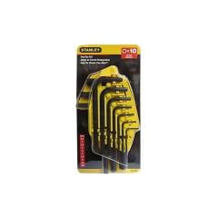 Jogo Chave Hexagonal Allen 1,5 A 10mm 10 Pçs 69-253 Stanley