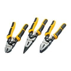 JOGO DE ALICATES AÇÃO COMPOSTA 3 PEÇAS DWHT70485 DEWALT