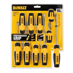 Jogo de Chaves de Phillips Fenda 10 peças DWHT65201 DEWALT