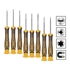 JOGO DE CHAVES DE PRECISÃO COM 8 PEÇAS HKSD0818 INGCO 