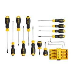 Jogo de Chaves Fenda / philips 20 Pcs Stmt60220-la Stanley