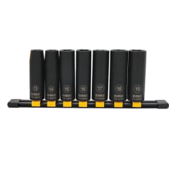 JOGO SOQUETE DE IMPACTO 1/2" LONGO 13 AO 19mm DWMT74449OSP DEWALT