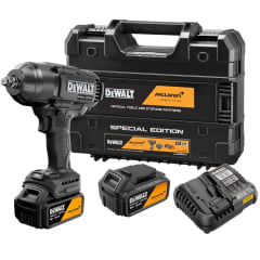 KIT CHAVE DE IMPACTO 1/2” ALTO TORQUE 20V XR BRUSHLESS, 2 BATERIAS 5.0AH, CARREGADOR E MALETA TSTAK EDIÇÃO ESPECIAL MCLAREN DCF99MP2T KIT CHAVE DE IMPACTO 1/2” ALTO TORQUE 20V XR BRUSHLESS, 2 BATERIAS 5.0AH, CARREGADOR E MALETA TSTAK EDIÇÃO ESPECIAL MCLAREN DCF99MP2T