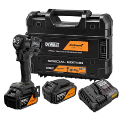 KIT CHAVE DE IMPACTO COMPACTA 1/2” 20V XR BRUSHLESS, 2 BATERIAS 5.0AH, CARREGADOR E MALETA TSTAK EDIÇÃO ESPECIAL MCLAREN DCF92MP2T