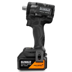 KIT CHAVE DE IMPACTO COMPACTA 1/2” 20V XR BRUSHLESS, 2 BATERIAS 5.0AH, CARREGADOR E MALETA TSTAK EDIÇÃO ESPECIAL MCLAREN DCF92MP2T