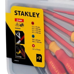 Kit Chaves De Fenda 1000v Isolada 7 pçs STMT60175-LA Stanley