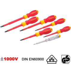 Kit Chaves De Fenda 1000v Isolada 7 pçs STMT60175-LA Stanley