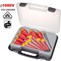 Kit Chaves De Fenda 1000v Isolada 7 pçs STMT60175-LA Stanley