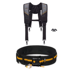Kit Cinto Acolchoado + Suspensórios Profissional TOUGHBUILT
