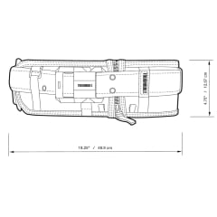 Kit Cinto Acolchoado + Suspensórios Profissional TOUGHBUILT 