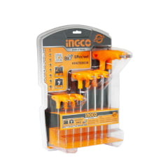 KIT CONJUNTO DE CHAVES TORX INGCO PUNHO T 8 PEÇAS HHKT80838