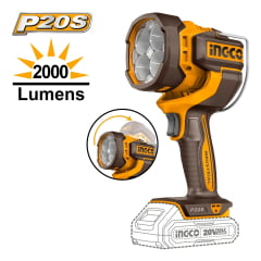 Kit Profissional INGCO 20V Esmerilhadeira, Martelete e Lanterna COSLI250183-9 Ingco 