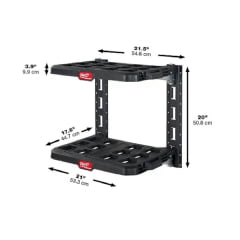 KIT ESTANTE PACKOUT COM 2 PRATELEIRAS 48-22-8480 MILWAUKEE