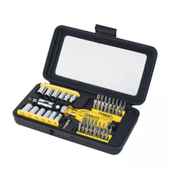 Kit Jogo De Chave 68-736 Catraca Articulada 47 Pças Stanley Kit Jogo De Chave 68-736 Catraca Articulada 47 Pças Stanley