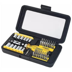 Kit Jogo De Chave 68-736 Catraca Articulada 47 Pças Stanley 