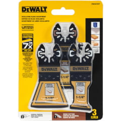 Kit Lâminas Multicortadora Oscilante 03 pçs DWA423SET Dewalt Kit Lâminas Multicortadora Oscilante 03 pçs DWA423SET Dewalt