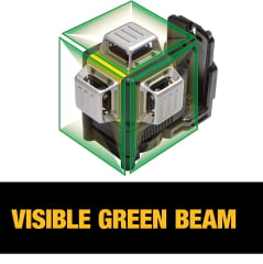Kit Nível Laser verde 12v 3x360 Carreg e Bat DW089LG Dewalt