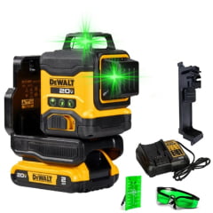 Kit Nível Laser verde 20v 360 graus DCLE34031 DEWALT +Tripé